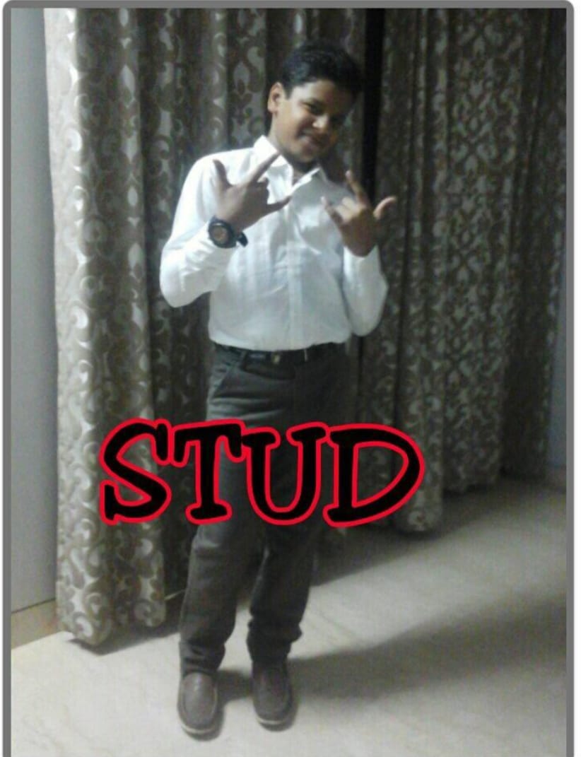 Ribhav as a schoolboy, before the fitness transformation