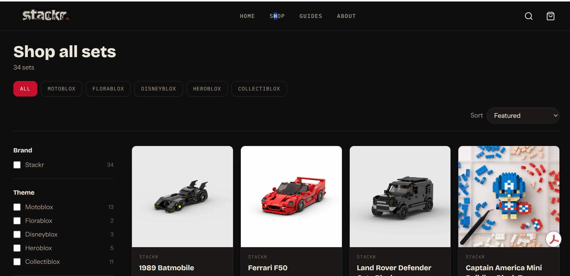 Stackr — Shop all sets